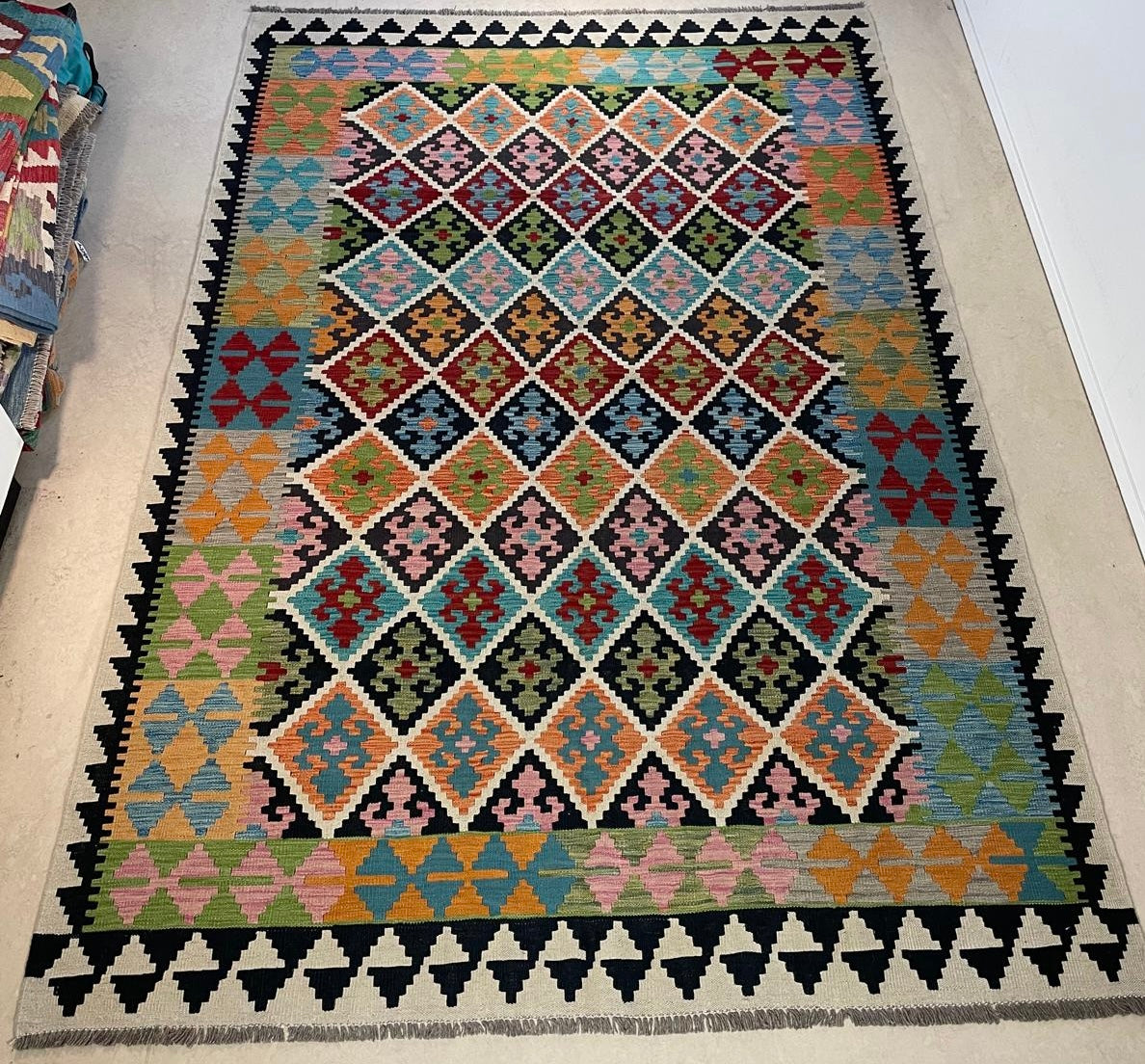 Afghaanse Kelim 202 x 293 CM