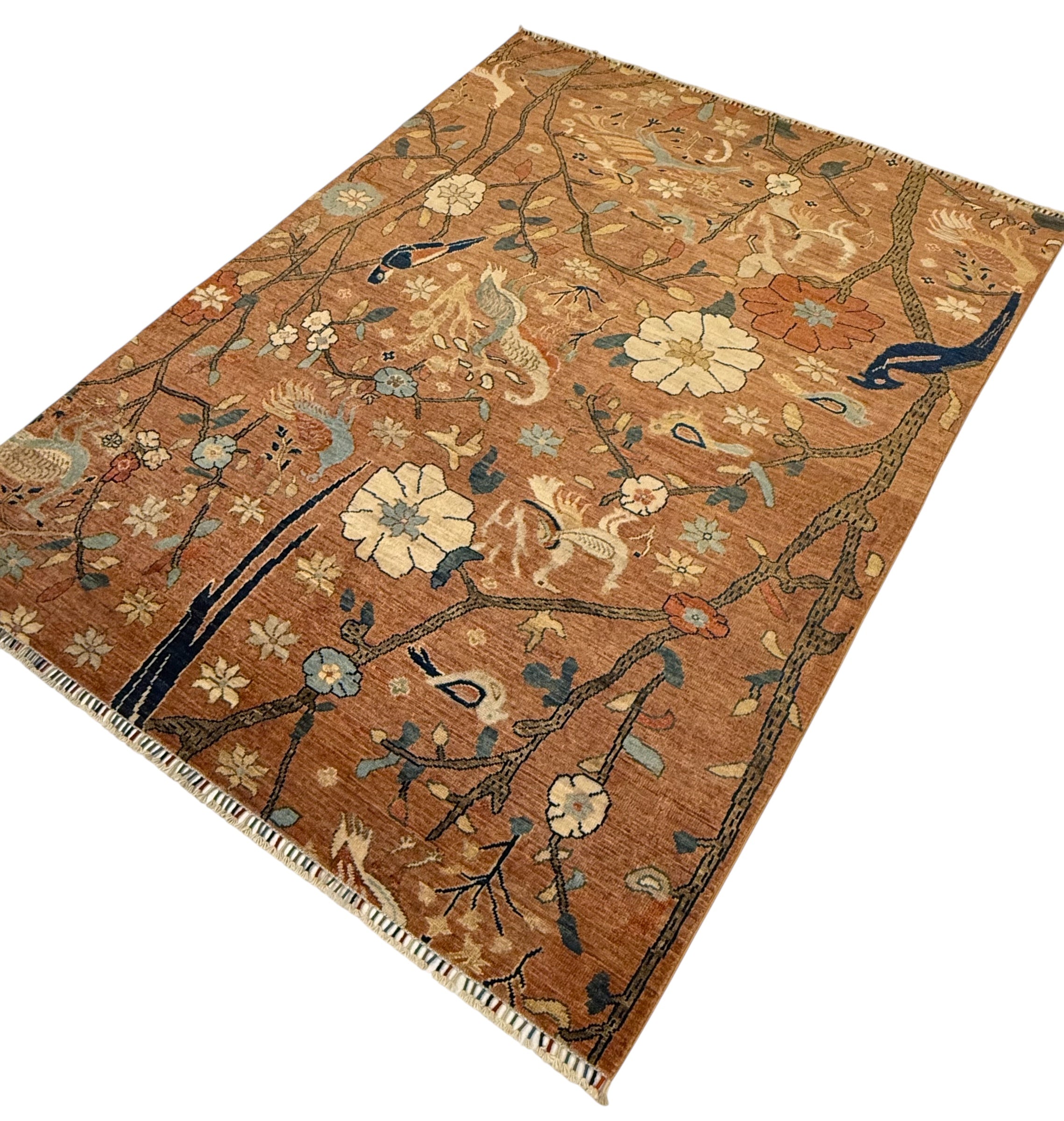 Ushak Fijn Tapijt 163 x 216 CM