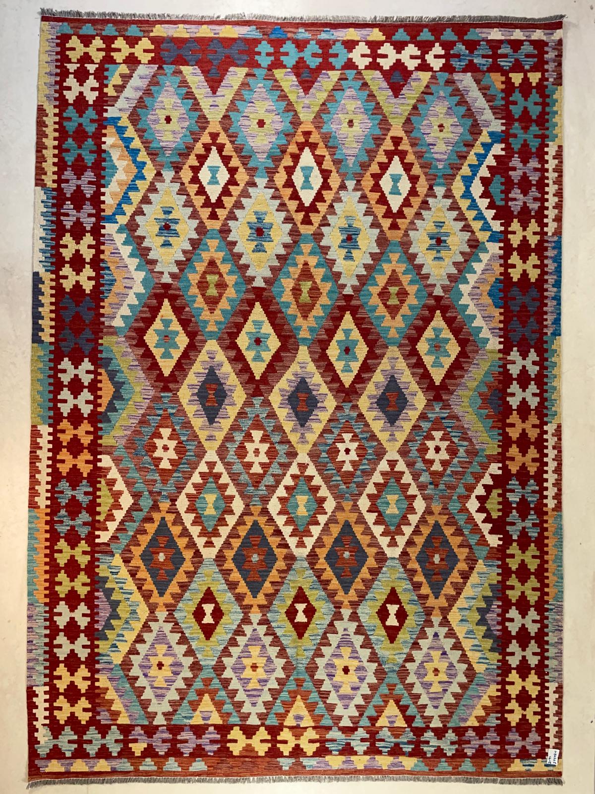 Handgeweven Kelim 201 x 298 CM