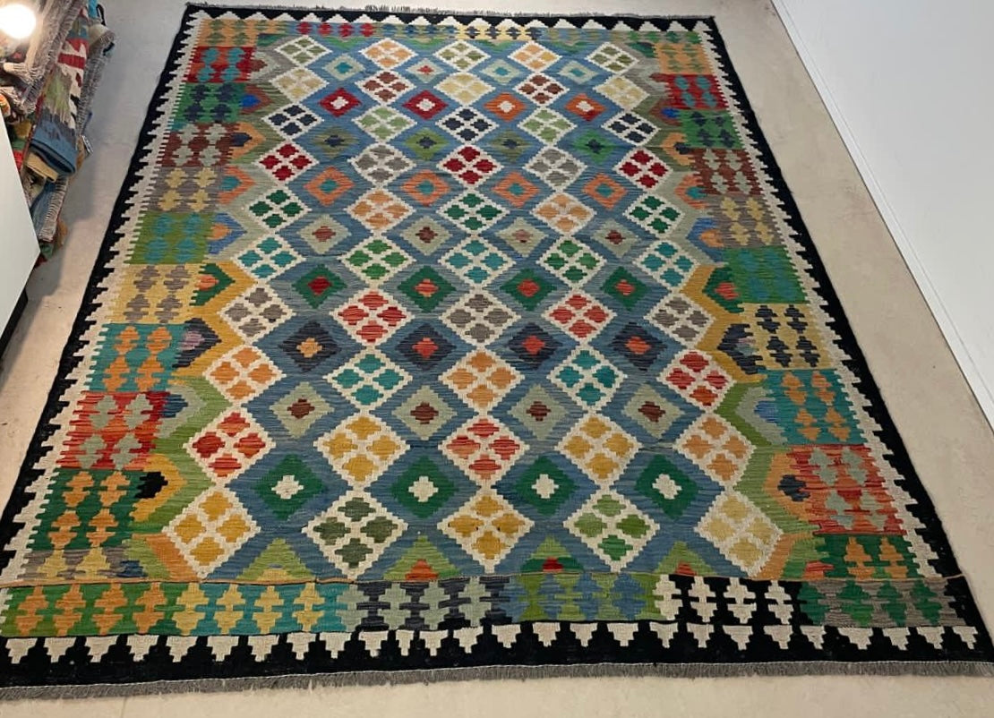 Handgeweven Kelim 200 x 291 CM
